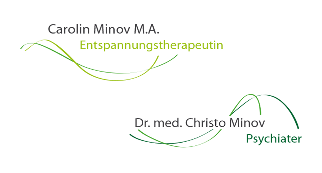 LOG DESIGN - Logo Dr. Christo Minov Psychiater und Carolin Minov Entspannungstherapeutin Ottobrunn erstellt von Agentur Design & Event München