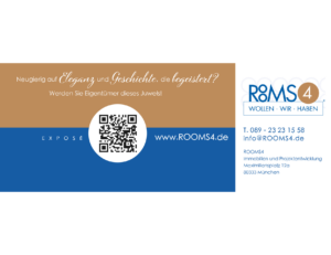 Display Design - Banner für einen Hausverkauf. Erstellt durch die Agentur Design & Event München